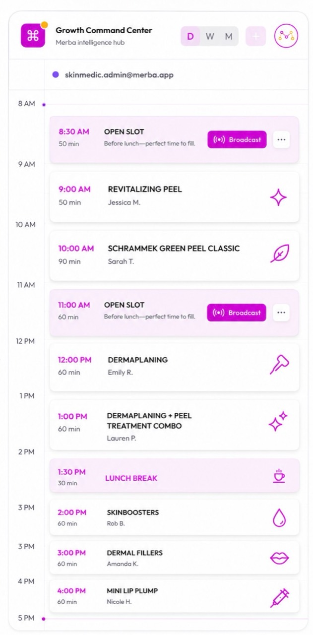 Merba intelligent calendar